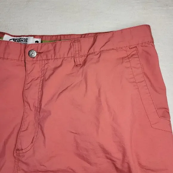 Mountain Khakis Shorts Mens Sz 44 x 10 Red Cotton Blend Chino Big & Tall Preppy - Picture 8 of 8